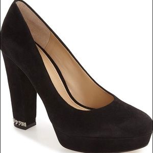 Michael Kors Black Suede Sabrina Pump